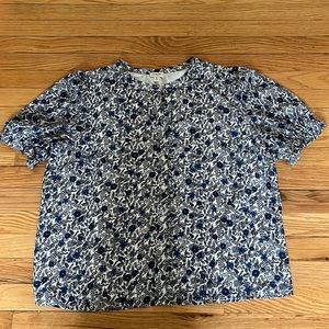 J.Crew Factory floral blouse